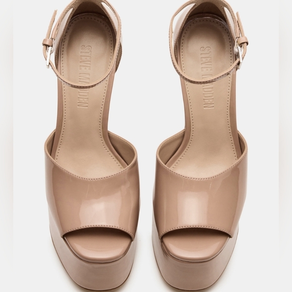 Nightfall Blush Patent Platform By Steve Madden - Picture 2 of 9